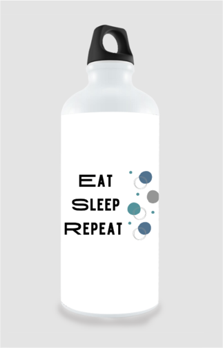 Eat Sleep Repeat Sipper Bottle