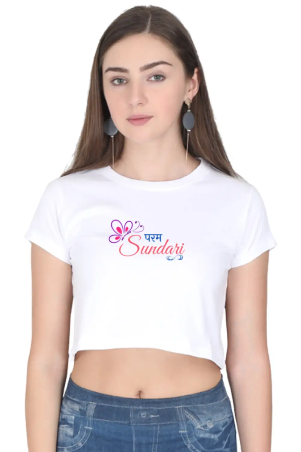 Param Sundari Printed Women's Cotton T-shirt - Image 2