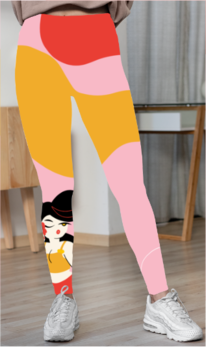 Pretty Women's Colourful Cotton Legging