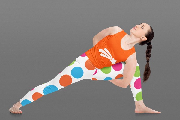 Women's Funky Dots Aop Lycra Leggings