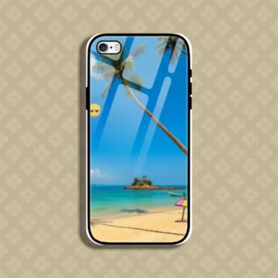 Beach Iphone 6/6s Mobile Glass Case Back Cover