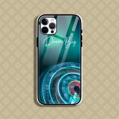 Dream Big Iphone12 Pro Mobile Glass Case Back Cover