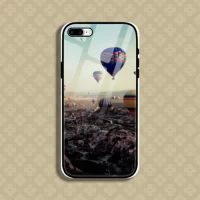 Hot Air Ballon Iphone 8 Plus Mobile Glass Case Back Cover