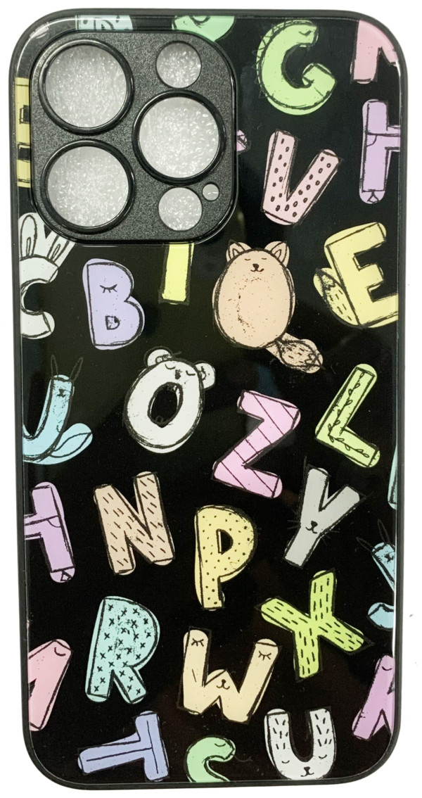 Abstract Iphone XR Mobile Glass Case Back Cover - Image 3