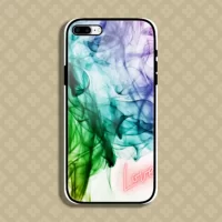 Lovely Smoke Iphone 7s Mobile Glass Case Back Cover