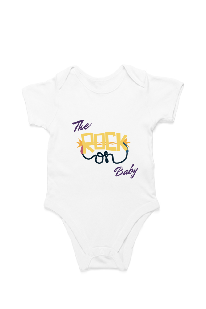 Rock On Baby Cotton Romper - Image 3