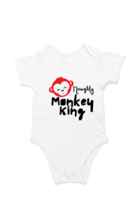 Naughty Monkey Baby Cotton Romper - Image 2
