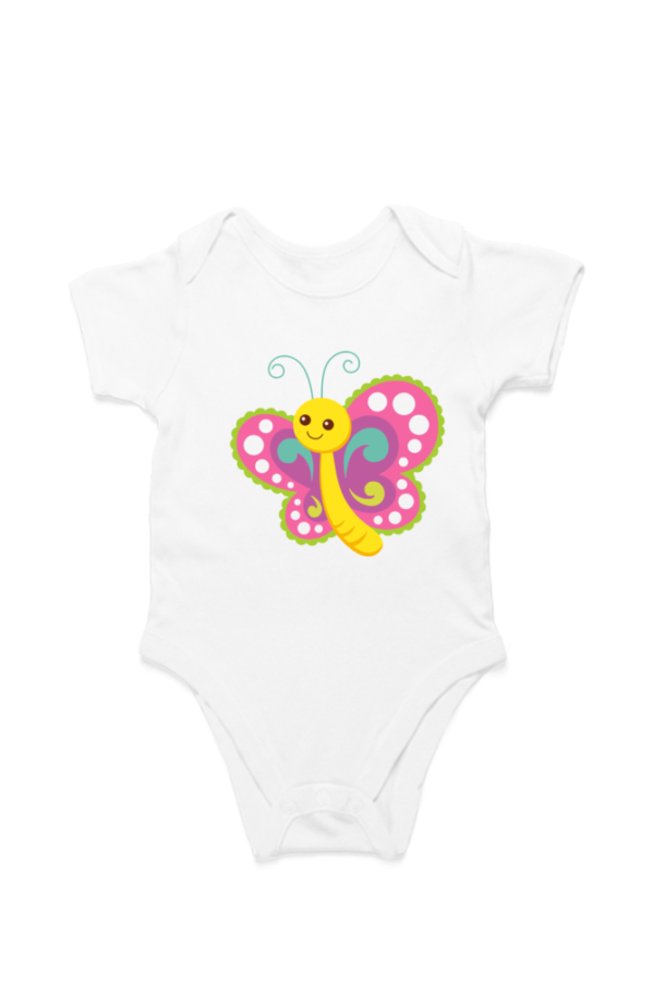 Butterfly Baby Cotton Romper