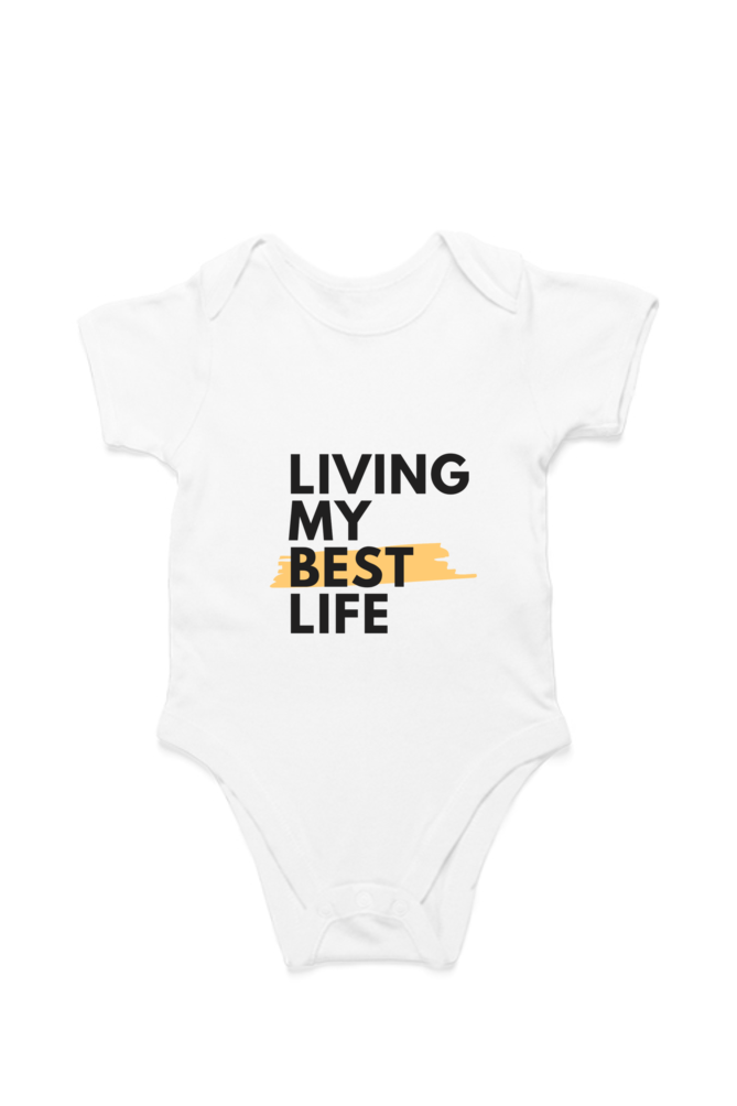 Best Life Graphic Kids Romper - Image 4