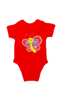 Butterfly Baby Cotton Romper - Image 2