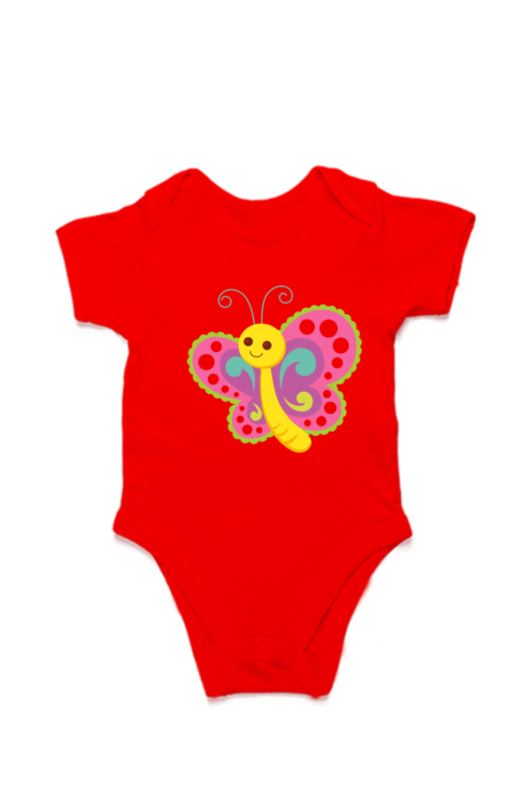 Butterfly Baby Cotton Romper