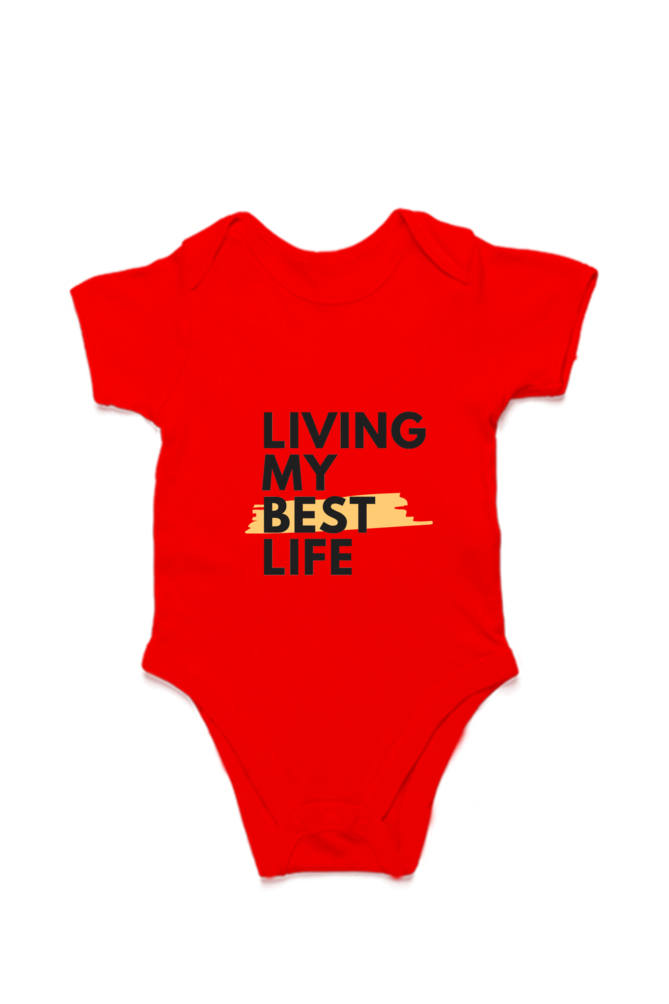Best Life Graphic Kids Romper - Image 2