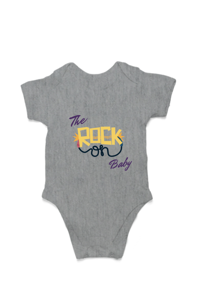 Rock On Baby Cotton Romper - Image 5