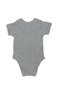 Grey Melange Baby Cotton Romper