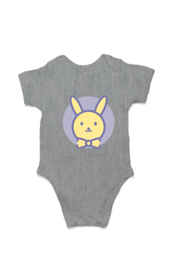 Bunny Print Baby Cotton Romper - Image 5