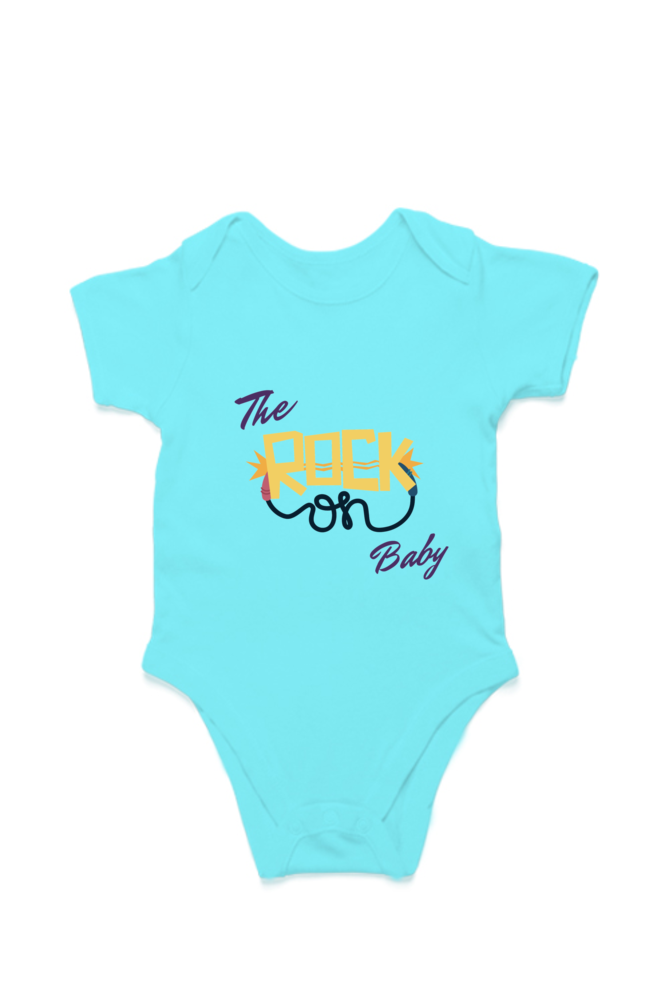 Rock On Baby Cotton Romper - Image 2