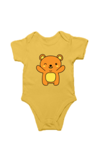 Bear Print Baby Romper - Image 4