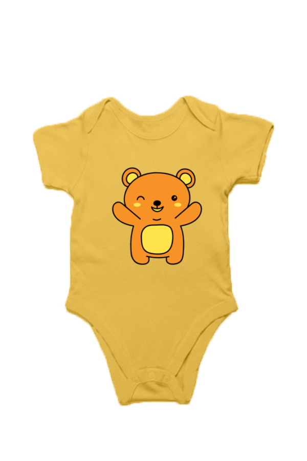 Bear Print Baby Romper