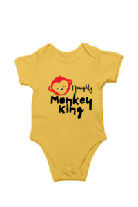 Naughty Monkey Baby Cotton Romper - Image 3