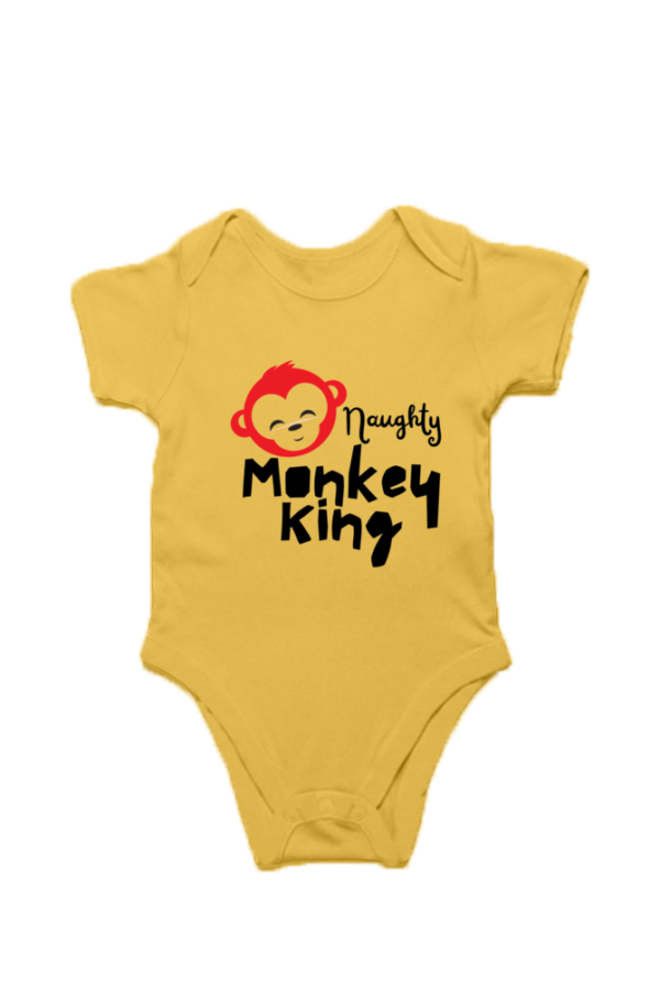 Naughty Monkey Baby Cotton Romper
