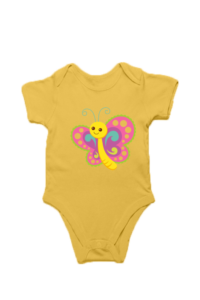 Butterfly Baby Cotton Romper - Image 4