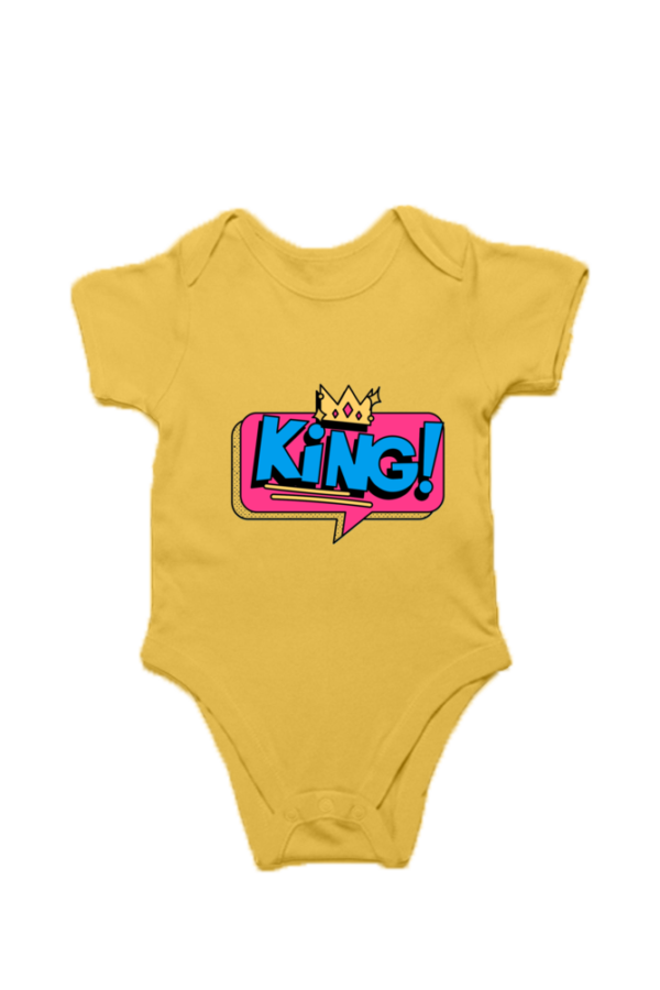 King Baby Cotton Romper