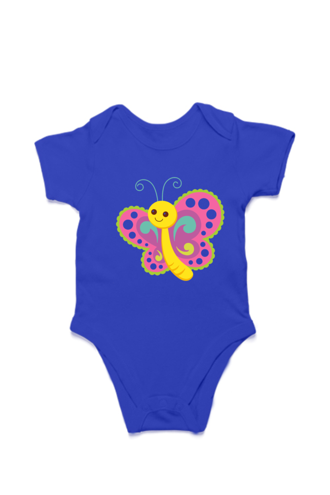 Butterfly Baby Cotton Romper - Image 5