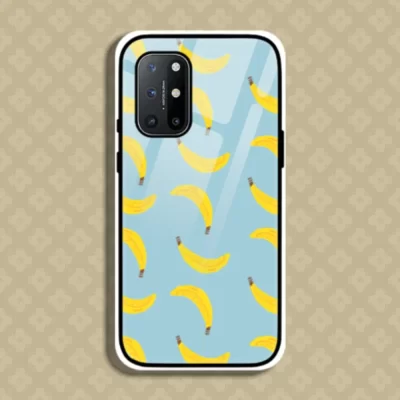 Bananas OnePlus 8T Mobile Glass Case Cover