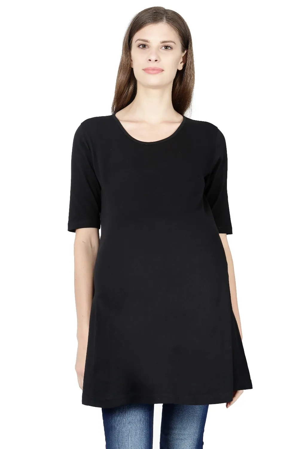Women Maternity T-shirt Black