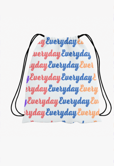 Everyday Polyester Drawstring bag
