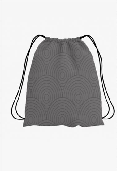 Spiral Polyester Drawstring Bag