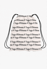 Yoga Polyester Drawstring Bag