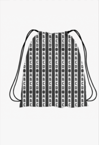 ABCD Polyester Drawstring Bag