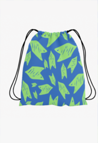 Arrows Polyester Drawstring Bag