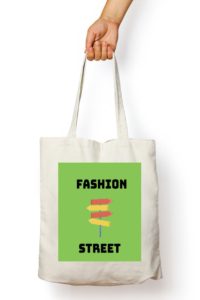 White Fashion Street Tote