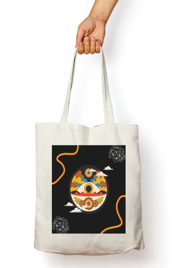 Cosmic Eye White Tote Bag