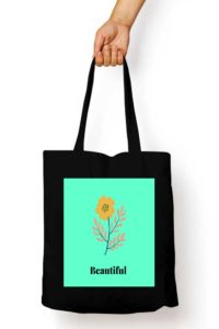 Beautiful Black Tote Bag