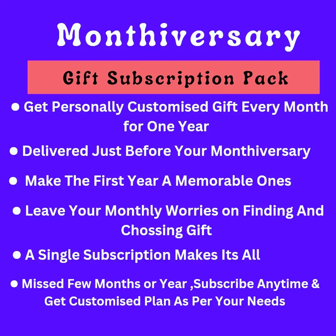 Monthiversary Gifts Subscription Pack - Image 2