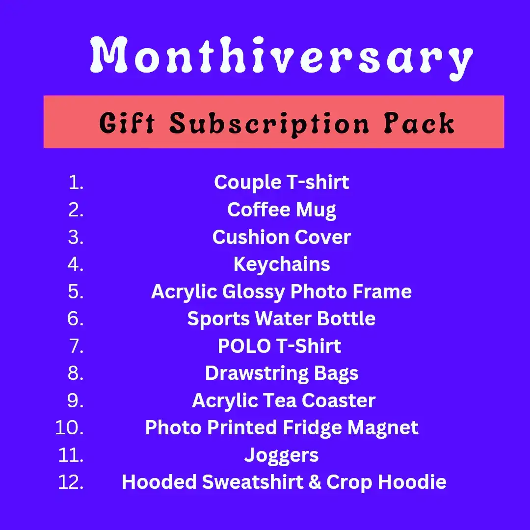 Monthiversary Gifts Subscription Pack - Image 3