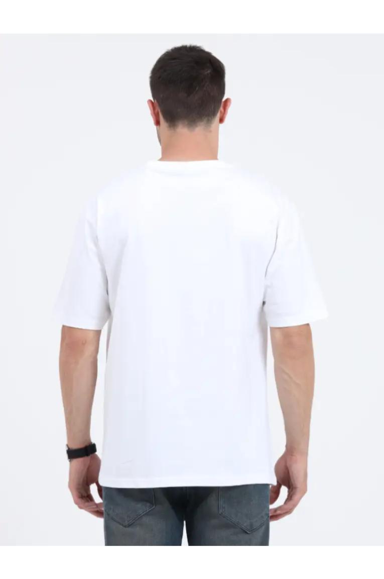 Back Of White Oversized T-shirt