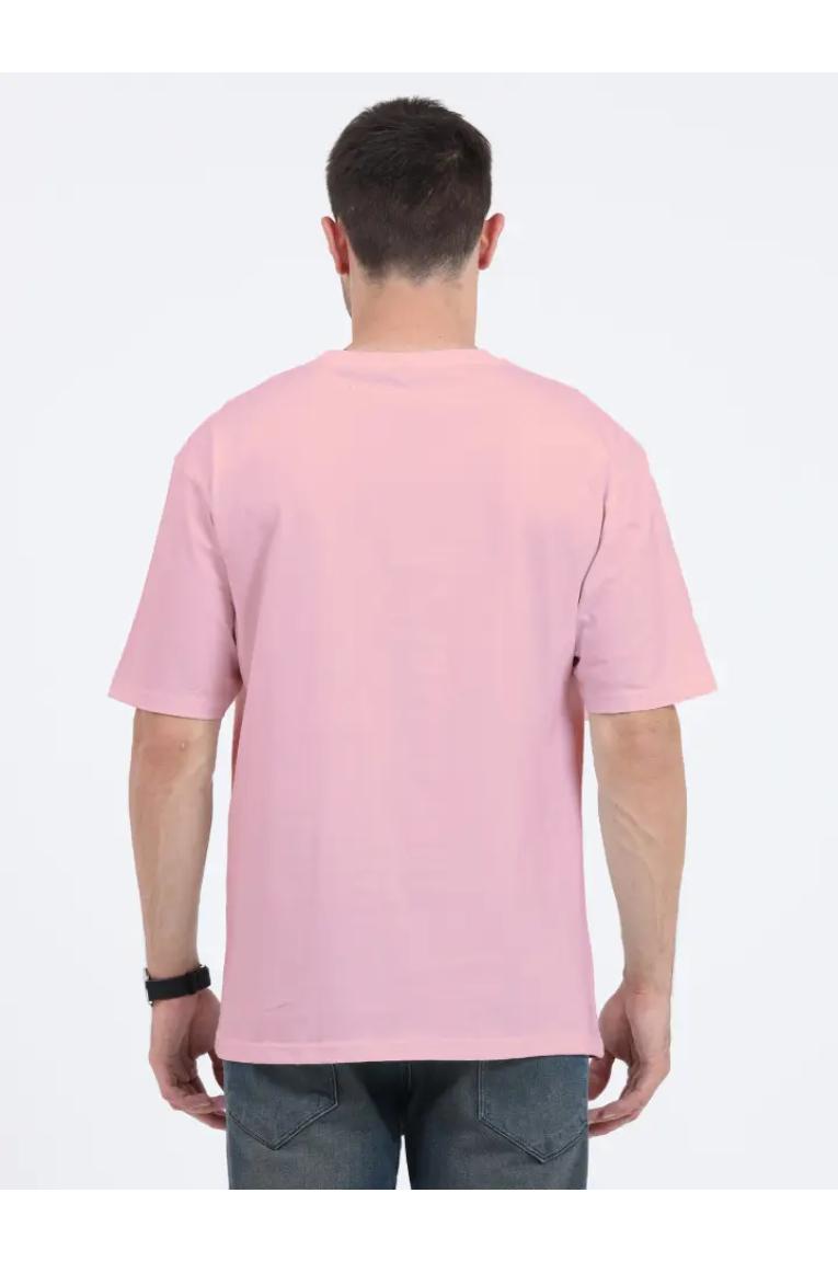 Back Of Pink Oversized T-shirt