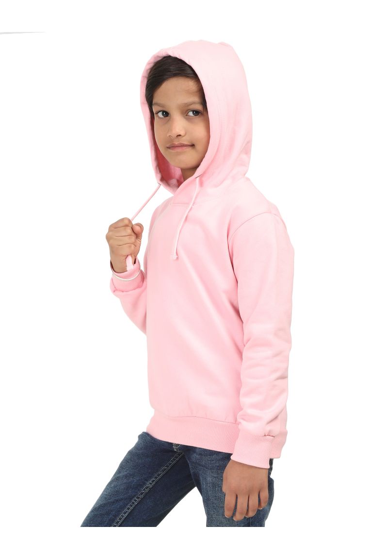 Boys Pink Pullover Hoodie