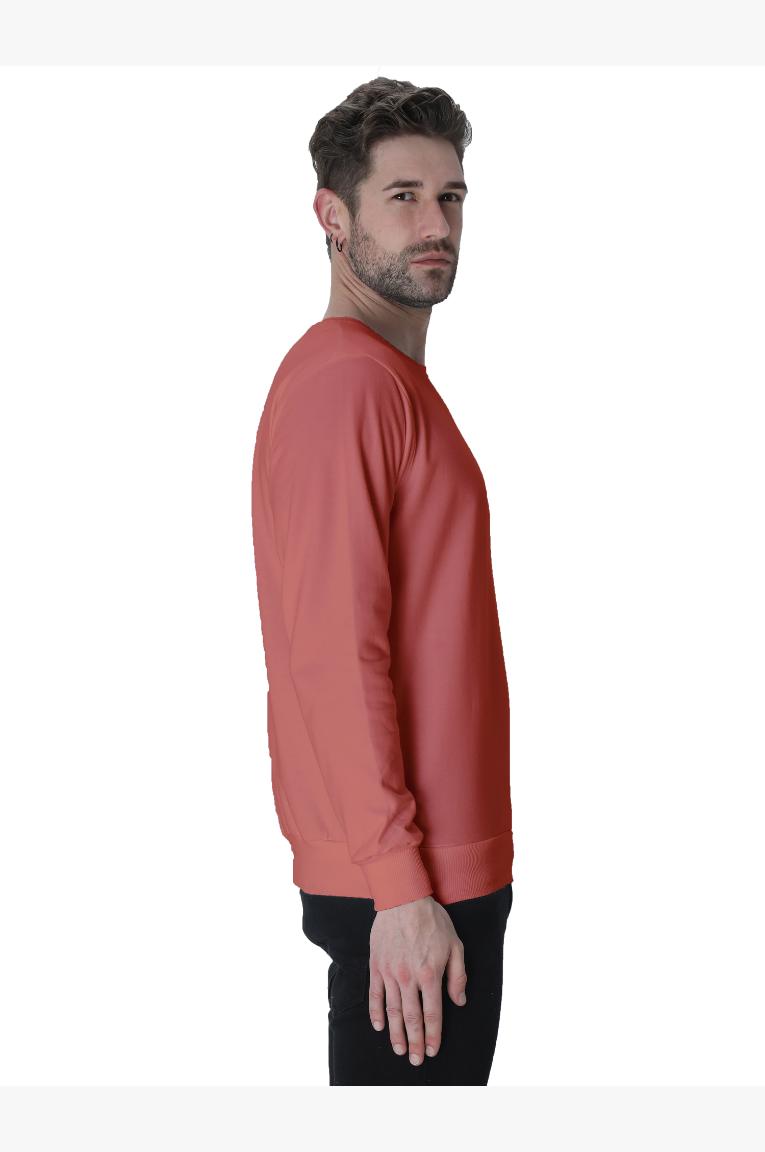Coral Sweatshirt Men Right Sleeve