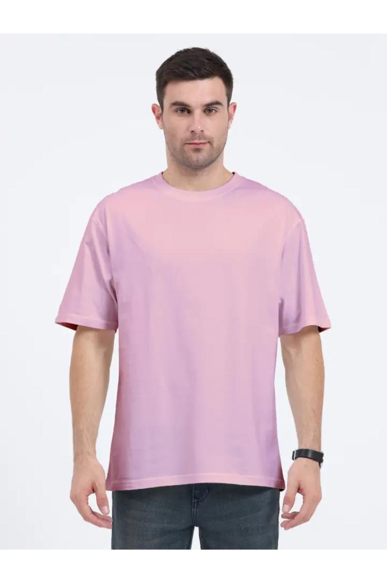 Front Pink Oversized T-shirt