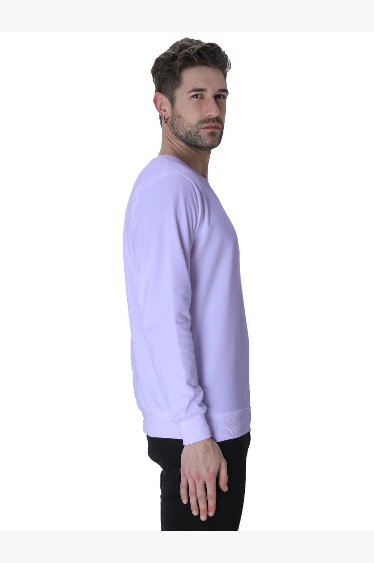 Lavendar Sweatshirt Men Right Sleeve