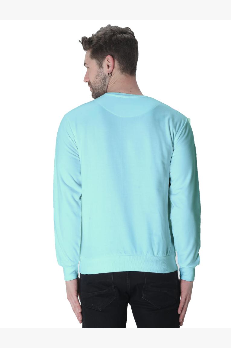 Men Mint Sweatshirt Back