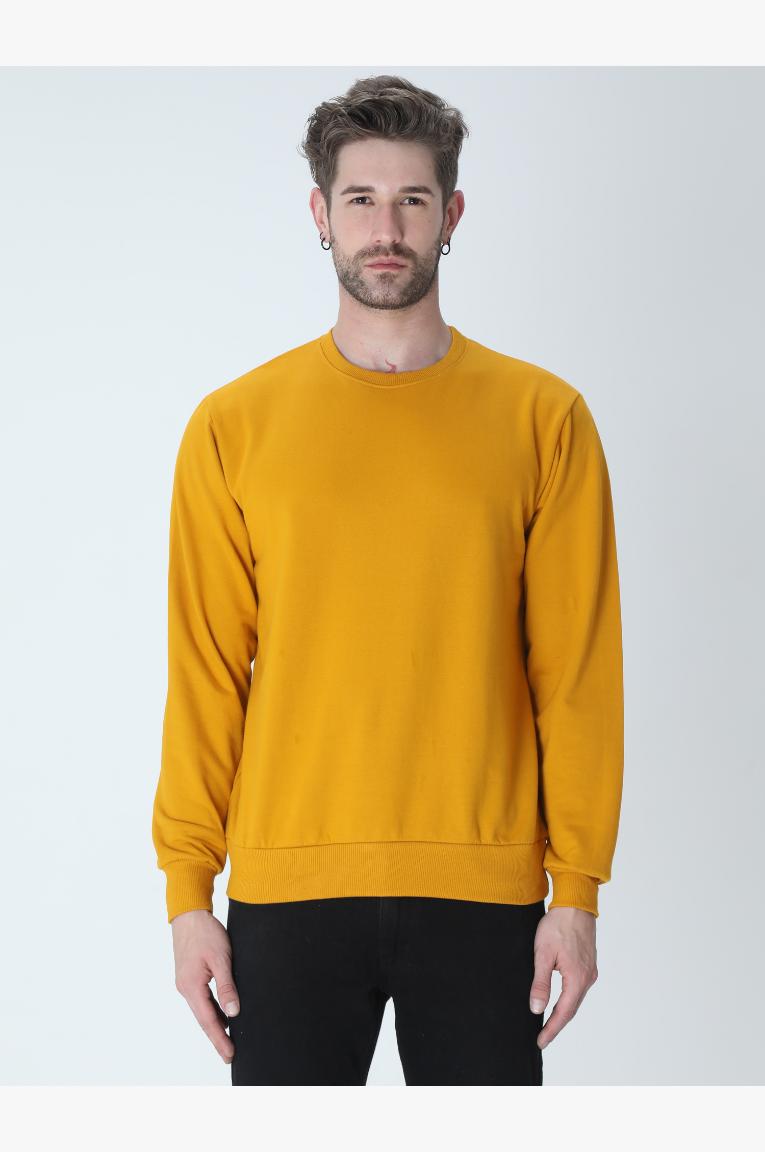 Mustard Sweatshirt For Men
