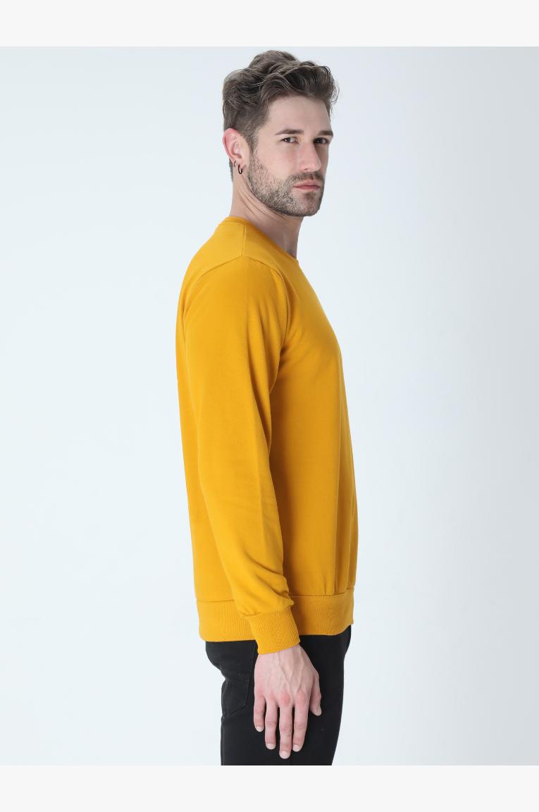 Mustard Sweatshirt Men Right