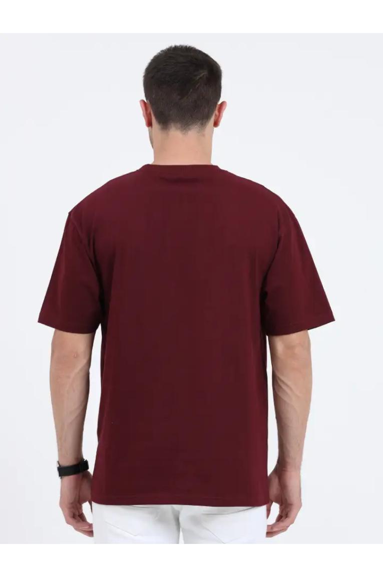 Oversized Maroon Back