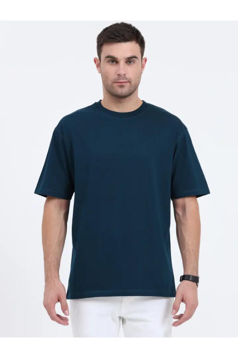 Petrol Blue Oversized T-shirt